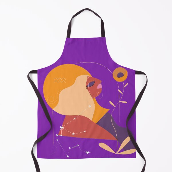 Item preview, Aquarius Zodiac Portrait Art – Astrology Star Sign Illustration designed and sold by BuckaBaby.