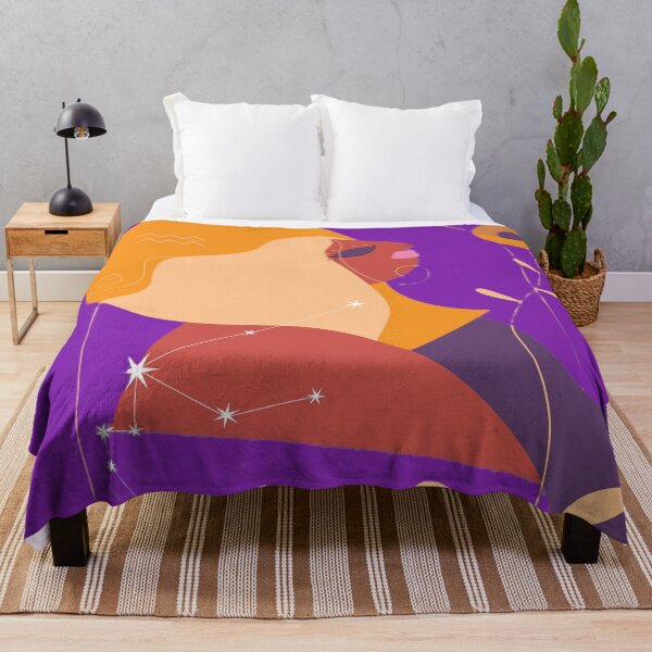 Item preview, Aquarius Zodiac Portrait Art – Astrology Star Sign Illustration designed and sold by BuckaBaby.