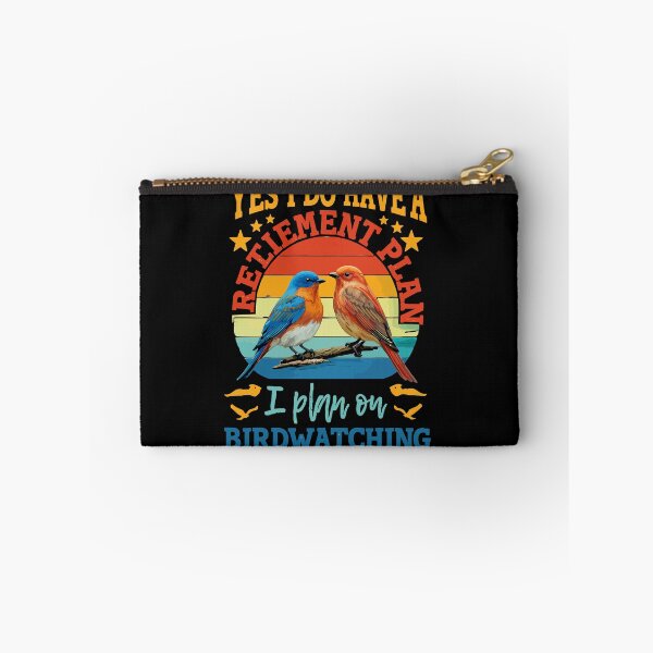 Item preview, My Retirement Plan Is Birds - Funny Bird Watching Retro Sunset Art designed and sold by BendyBeasts.