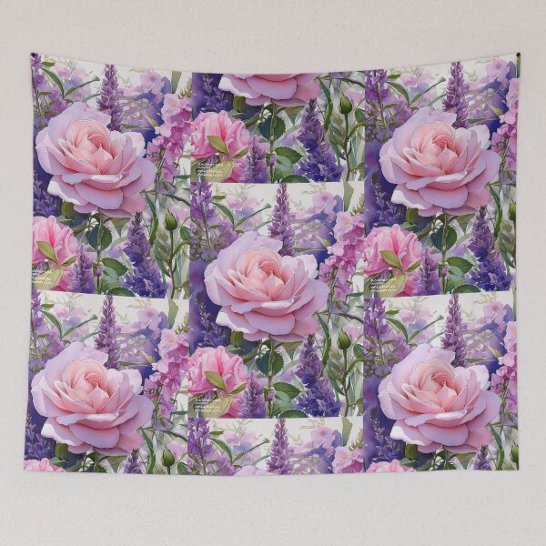 Item preview, Baja Cantina Rose and Salvia designed and sold by Katherine Anne Michelle Minerva.