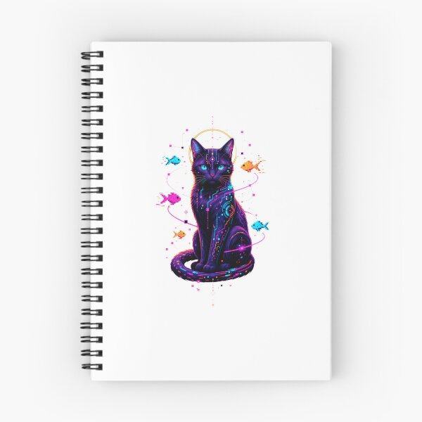 Item preview, Vaporwave Cat Neon Synthwave Retro Futuristic Artwork designed and sold by AMICO77.