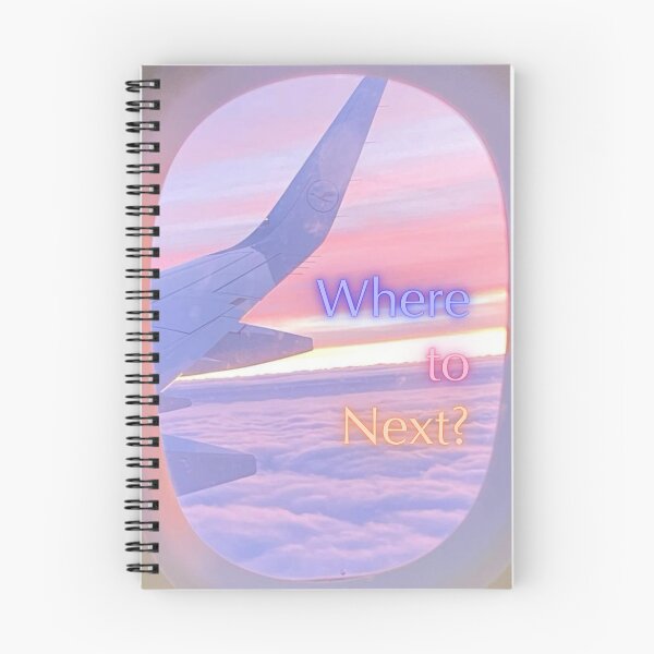 Item preview, WHERE TO NEXT? Window Seat View of a Pastel Sky Clouds designed and sold by trixie666.
