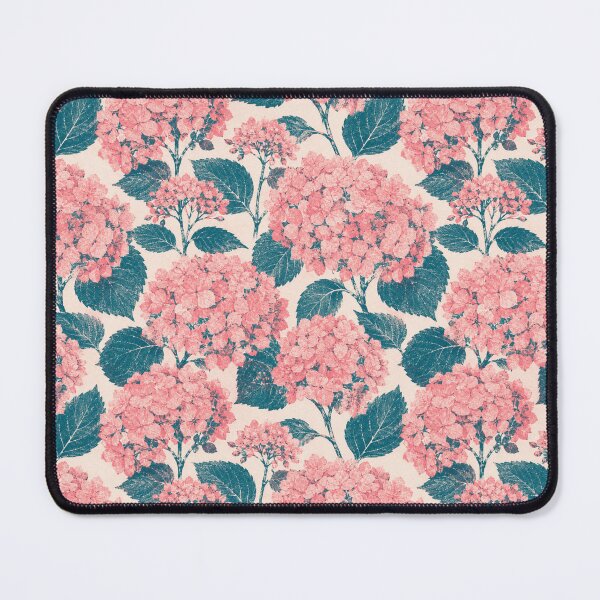Item preview, Hydrangea Risograph Two Color Print Seamless Pattern designed and sold by Inkworksbyshery.