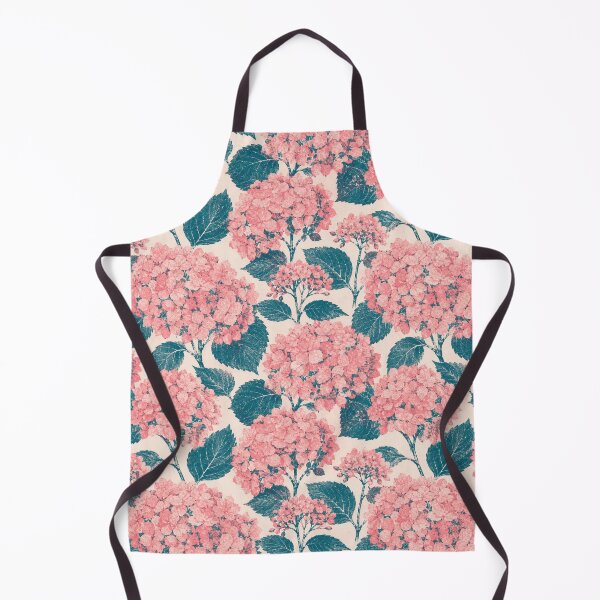 Item preview, Hydrangea Risograph Two Color Print Seamless Pattern designed and sold by Inkworksbyshery.