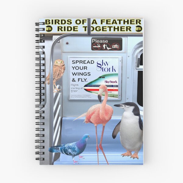 Item preview, NYC Subway Birds designed and sold by Mischief and Musings.