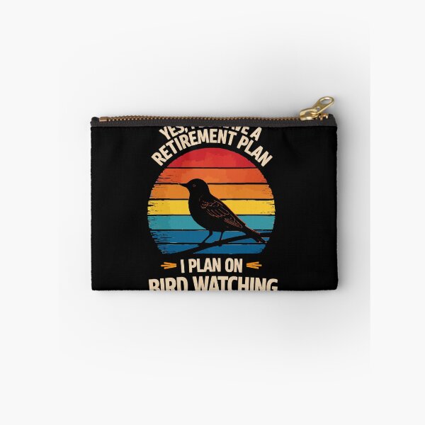 Item preview, My Retirement Plan Is Birds - Funny Bird Watching Retro Sunset Art designed and sold by BendyBeasts.