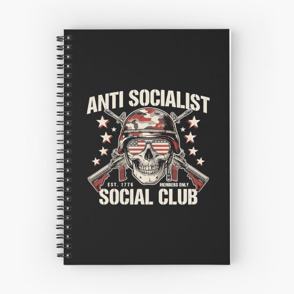 Item preview, Anti Socialist Social Club Funny Political Anti Socialism Statement designed and sold by Redgiant87x.