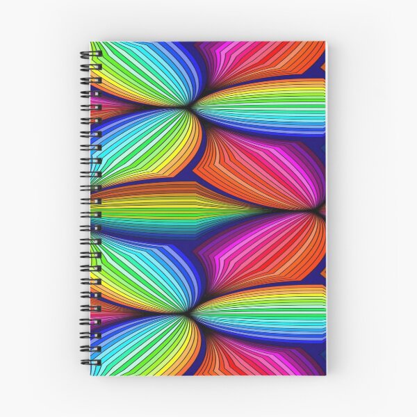 Item preview, Psychedelic Rainbow Pattern - Geometric Fan Lines designed and sold by RAYBIL.