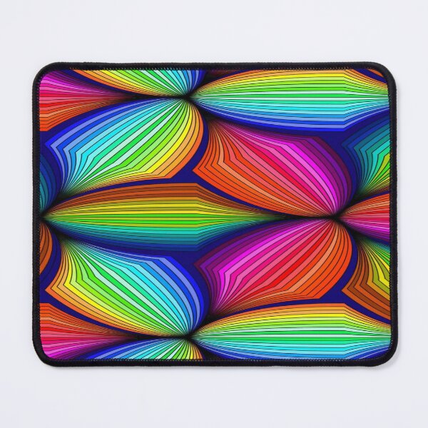 Item preview, Psychedelic Rainbow Pattern - Geometric Fan Lines designed and sold by RAYBIL.