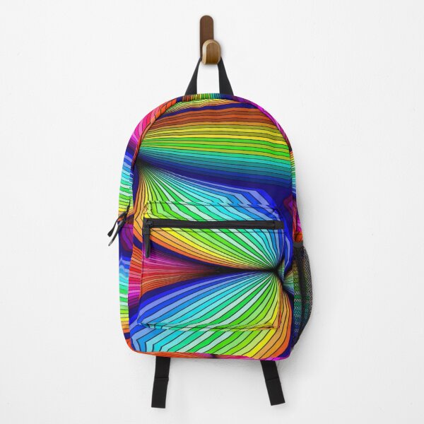 Item preview, Psychedelic Rainbow Pattern - Geometric Fan Lines designed and sold by RAYBIL.