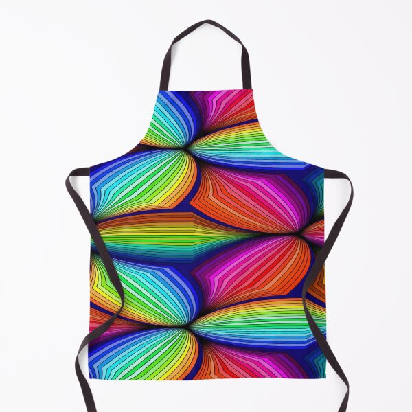 Item preview, Psychedelic Rainbow Pattern - Geometric Fan Lines designed and sold by RAYBIL.