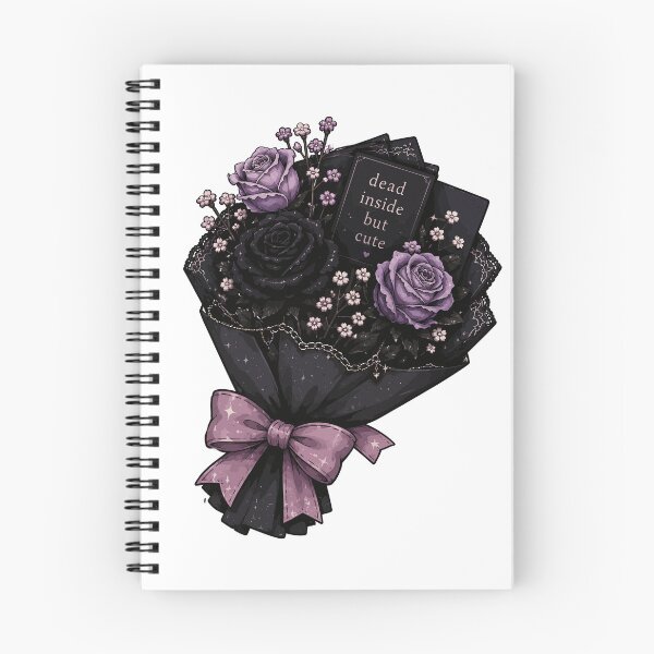 Item preview, Dead Inside But Cute | Gothic Rose Bouquet Dark Humor designed and sold by RidaSalArt.