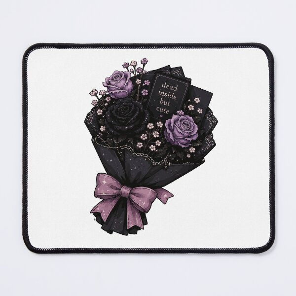 Item preview, Dead Inside But Cute | Gothic Rose Bouquet Dark Humor designed and sold by RidaSalArt.