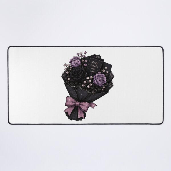 Item preview, Dead Inside But Cute | Gothic Rose Bouquet Dark Humor designed and sold by RidaSalArt.