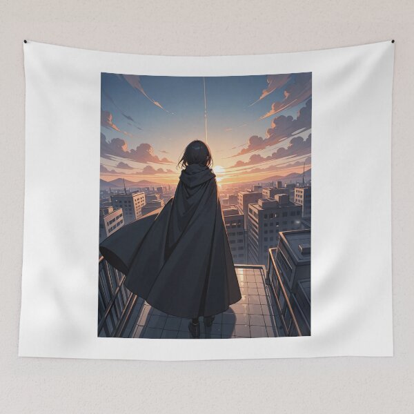Item preview, Digital Illustration - Anonymous Character, Elevated Meditative Escape designed and sold by AnimeShin.