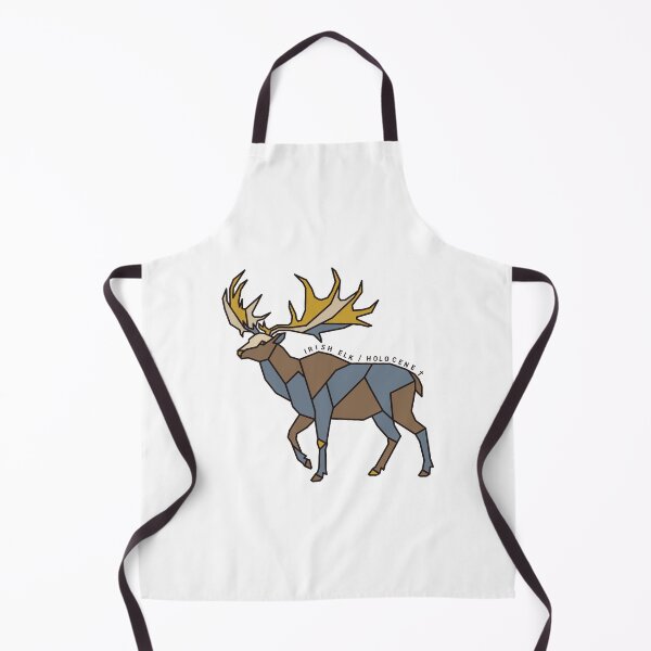 Item preview, Geometric Irish Elk - Mustard & Grey Accents designed and sold by AnimalsKnowAll.