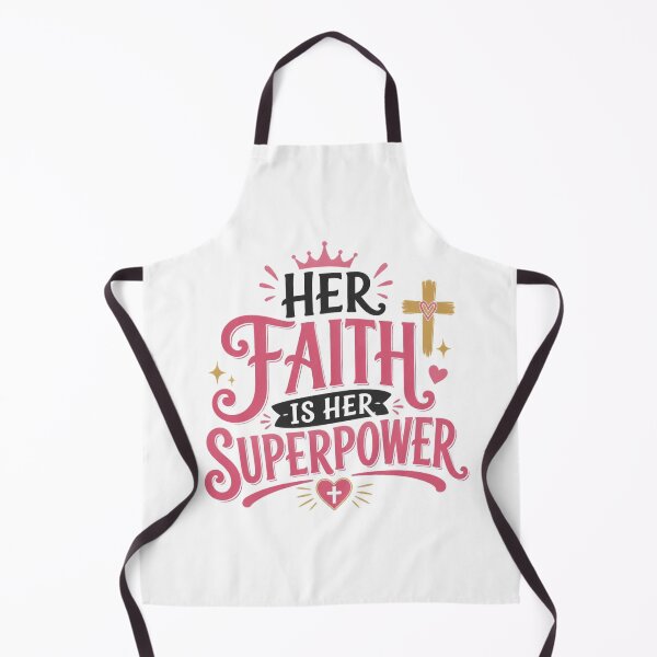 Item preview, Her Faith Is Her Superpower | Christian Women's Typography Shirt designed and sold by Illustrated Faith.