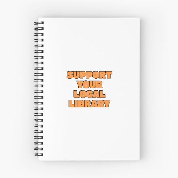 Item preview,  Support your local library designed and sold by Inspirationmotivation.