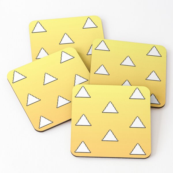 Item preview, Zenitsu triangle pixel print. Original print. designed and sold by YaroshMaria.