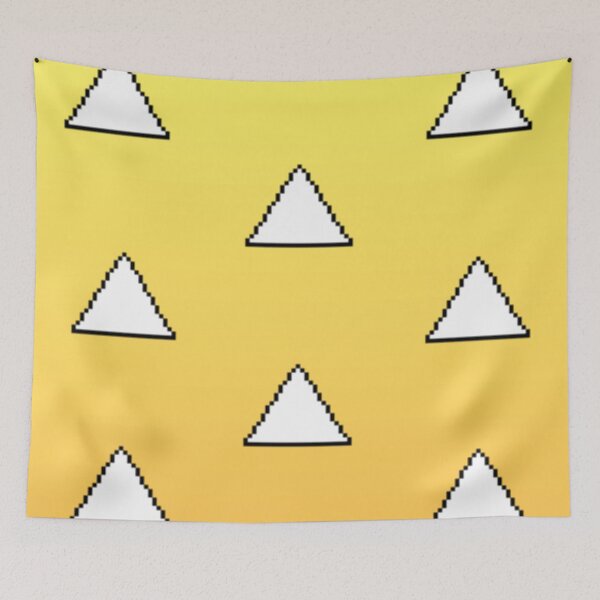 Item preview, Zenitsu triangle pixel print. Original print. designed and sold by YaroshMaria.