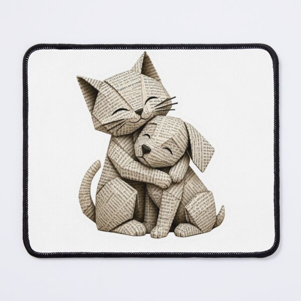 Item preview, Origami Cat Hugging Tiny Kitten designed and sold by Snurly.