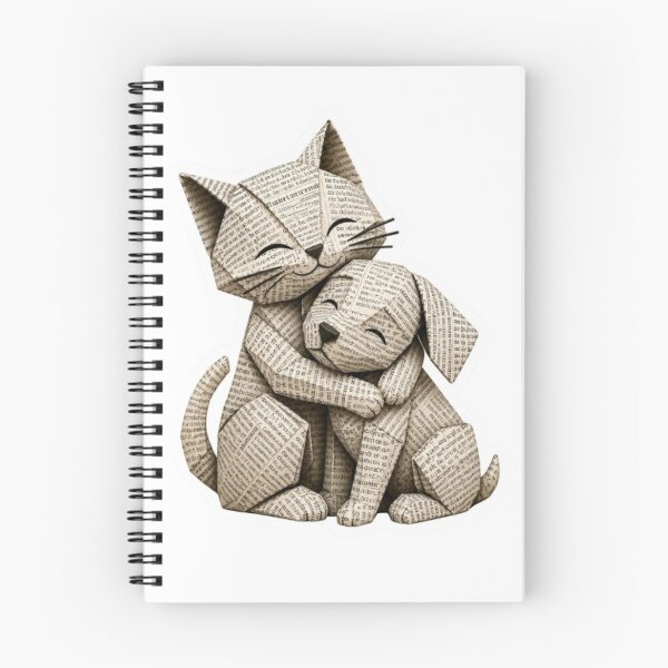 Item preview, Origami Cat Hugging Tiny Kitten designed and sold by Snurly.