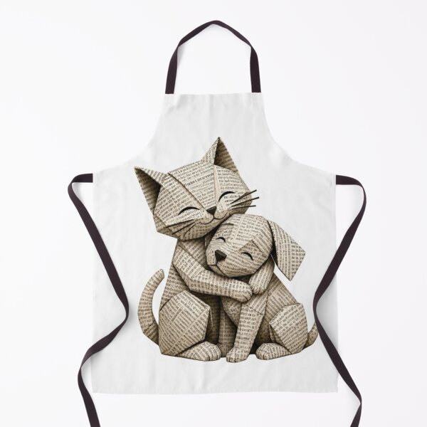 Item preview, Origami Cat Hugging Tiny Kitten designed and sold by Snurly.