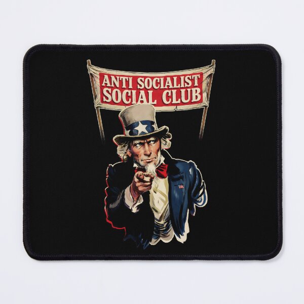 Item preview, Anti Socialist Social Club Vintage Anti Socialism Humor designed and sold by Redgiant87x.