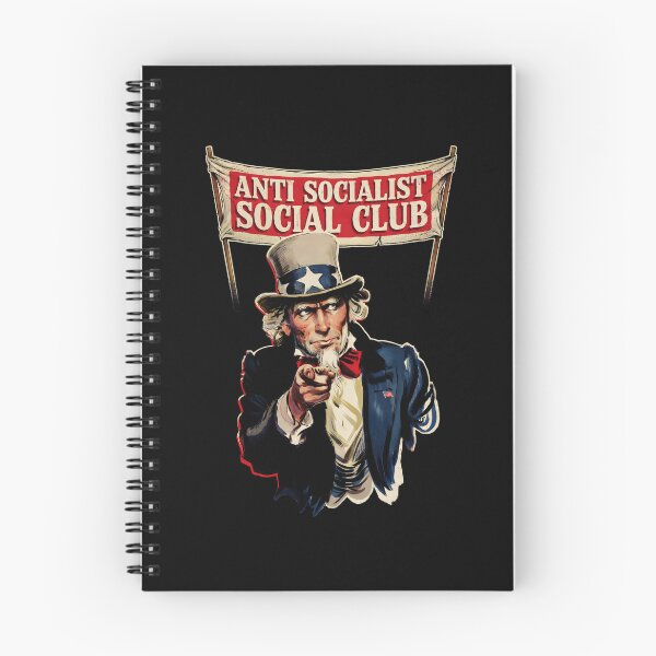 Item preview, Anti Socialist Social Club Vintage Anti Socialism Humor designed and sold by Redgiant87x.