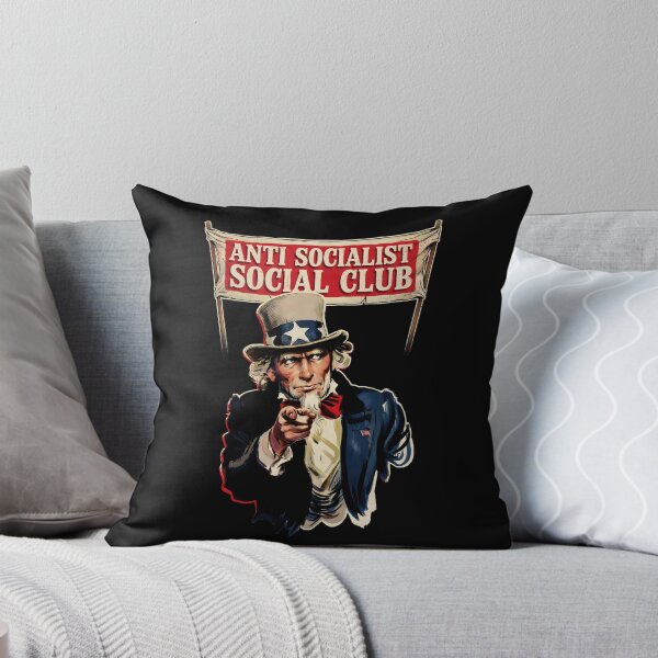 Item preview, Anti Socialist Social Club Vintage Anti Socialism Humor designed and sold by Redgiant87x.
