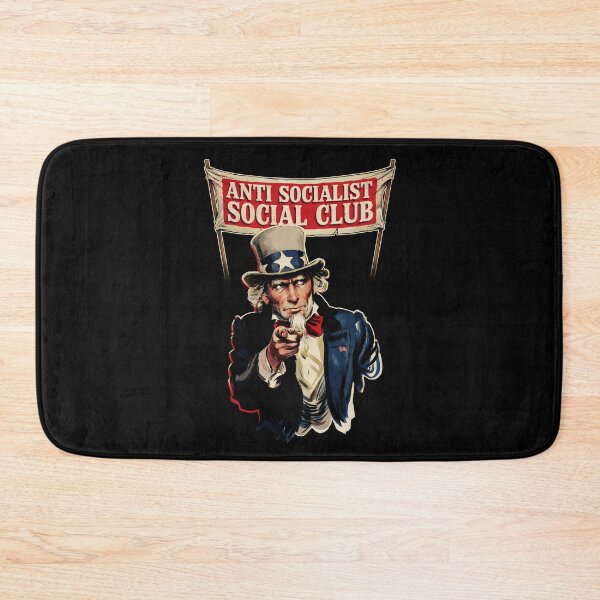 Item preview, Anti Socialist Social Club Vintage Anti Socialism Humor designed and sold by Redgiant87x.