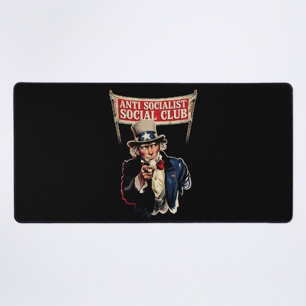 Item preview, Anti Socialist Social Club Vintage Anti Socialism Humor designed and sold by Redgiant87x.