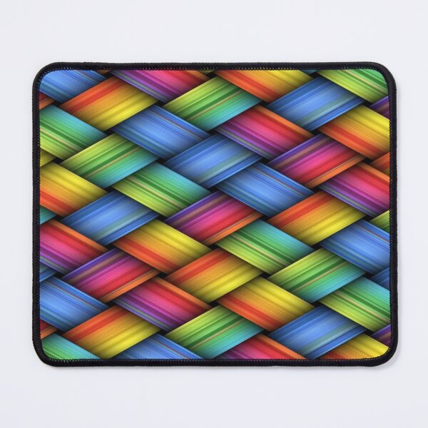 Item preview, Rainbow Weaving - Multicolored Braided Geometric Pattern designed and sold by RAYBIL.