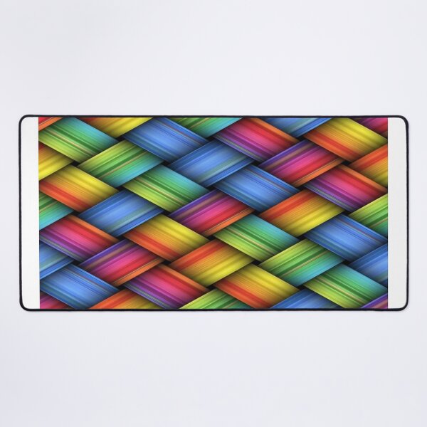 Item preview, Rainbow Weaving - Multicolored Braided Geometric Pattern designed and sold by RAYBIL.