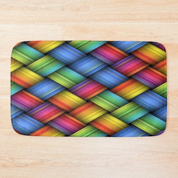 Item preview, Rainbow Weaving - Multicolored Braided Geometric Pattern designed and sold by RAYBIL.