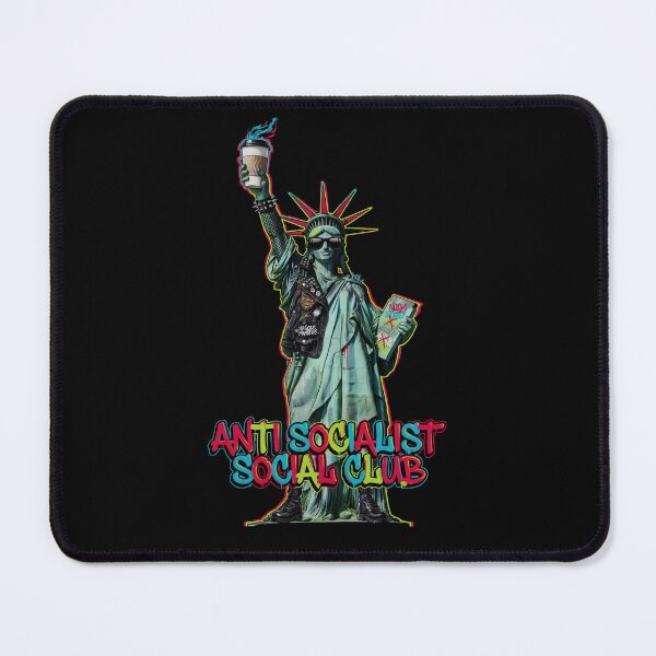 Item preview, Anti Socialist Social Club Patriotic Funny Political designed and sold by Redgiant87x.