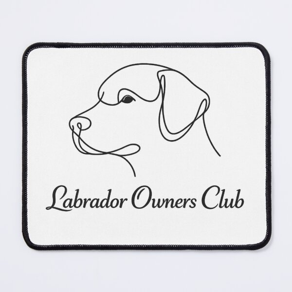 Item preview, Labrador Owners Club Minimalist Line Art designed and sold by Tee Visions.
