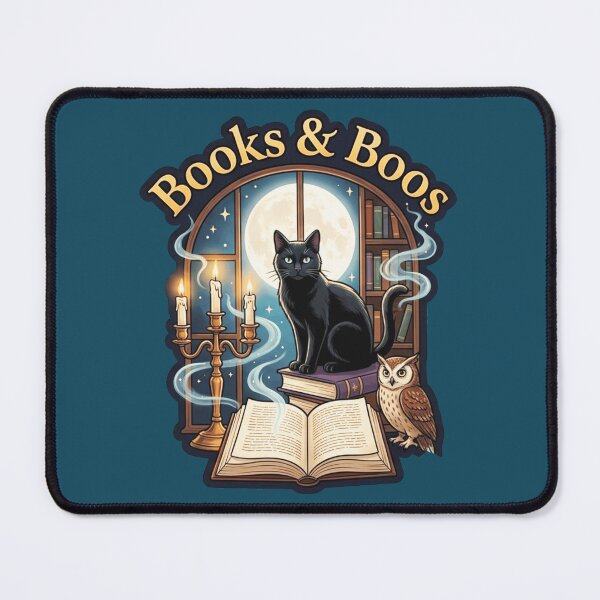 Item preview, Ghost Cat Dark Academy sticker design from the Hound Library designed and sold by Mahilis.