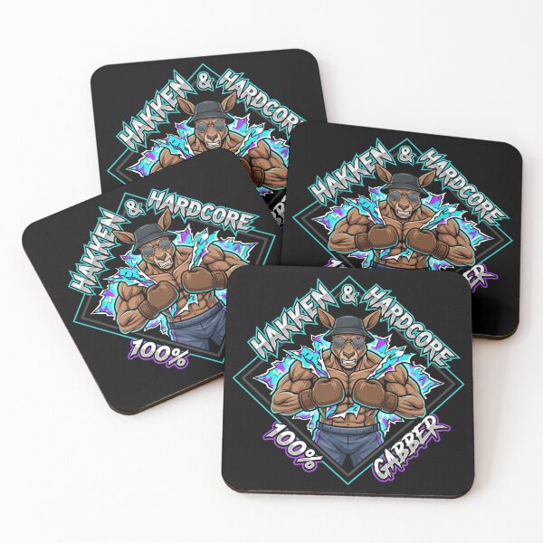 Item preview, 100% Gabber Hakken Kangaroo Hardcore Techno Rave designed and sold by SPAZE-Typo.