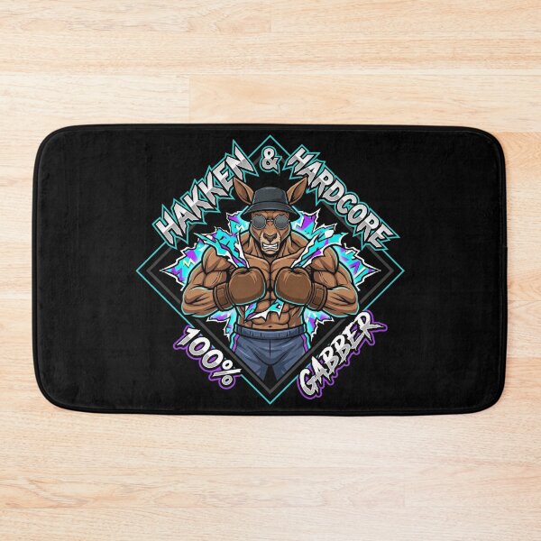 Item preview, 100% Gabber Hakken Kangaroo Hardcore Techno Rave designed and sold by SPAZE-Typo.