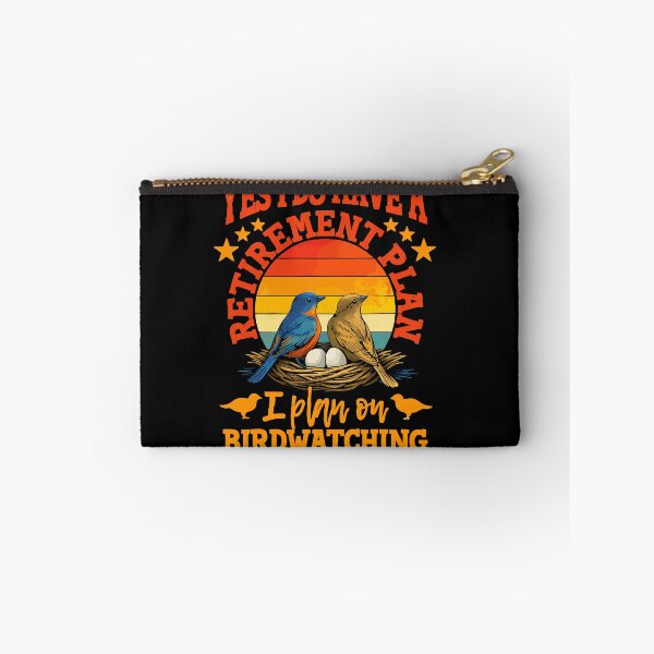 Item preview, My Retirement Plan Is Birds - Funny Bird Watching Retro Sunset Art designed and sold by BendyBeasts.