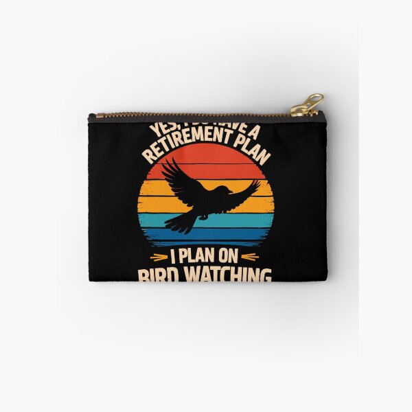 Item preview, My Retirement Plan Is Birds - Funny Bird Watching Retro Sunset Art designed and sold by BendyBeasts.
