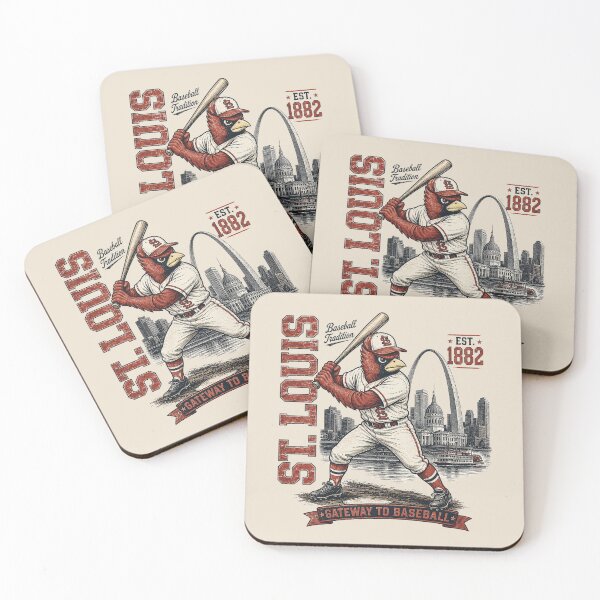 Item preview, Vintage St. Louis Baseball, Gateway City Retro Baseball, Historic Baseball Art designed and sold by GhostDawgs.