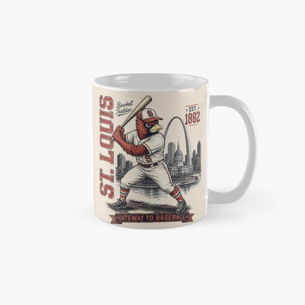 Item preview, Vintage St. Louis Baseball, Gateway City Retro Baseball, Historic Baseball Art designed and sold by GhostDawgs.