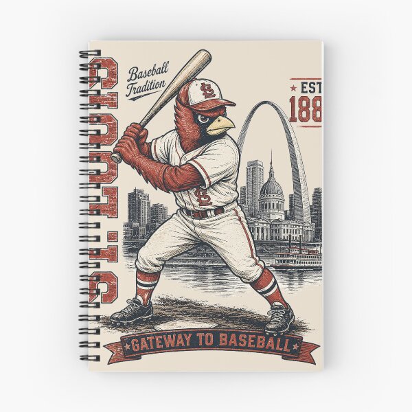 Item preview, Vintage St. Louis Baseball, Gateway City Retro Baseball, Historic Baseball Art designed and sold by GhostDawgs.