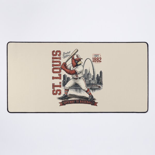Item preview, Vintage St. Louis Baseball, Gateway City Retro Baseball, Historic Baseball Art designed and sold by GhostDawgs.