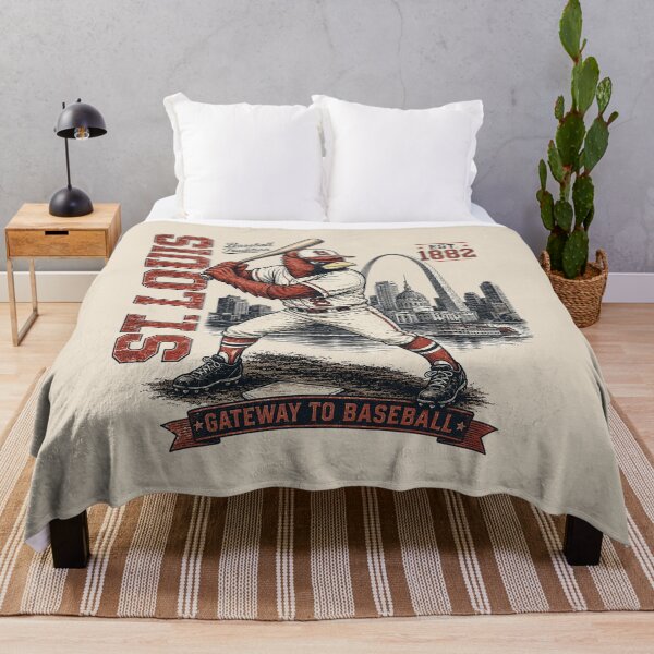 Item preview, Vintage St. Louis Baseball, Gateway City Retro Baseball, Historic Baseball Art designed and sold by GhostDawgs.