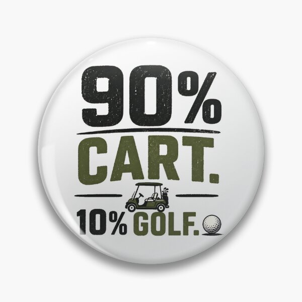 Item preview, 90% Cart 10% Golf designed and sold by GOLFTEEZ.