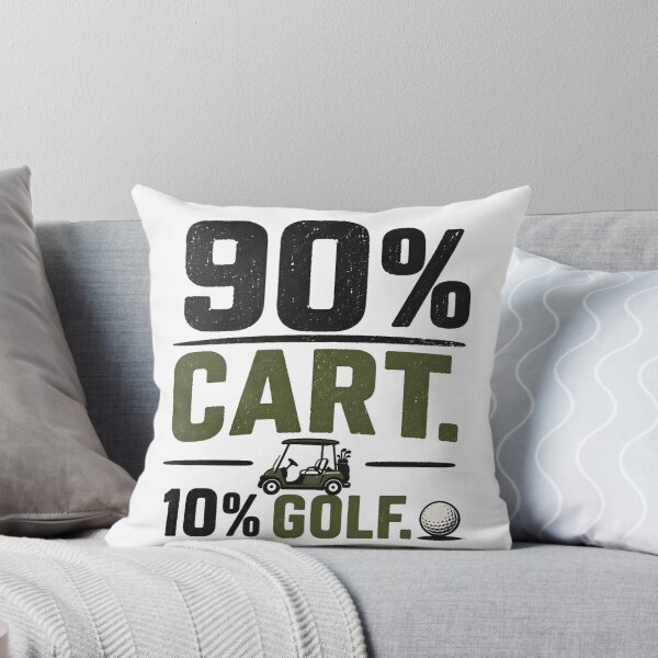 Item preview, 90% Cart 10% Golf designed and sold by GOLFTEEZ.