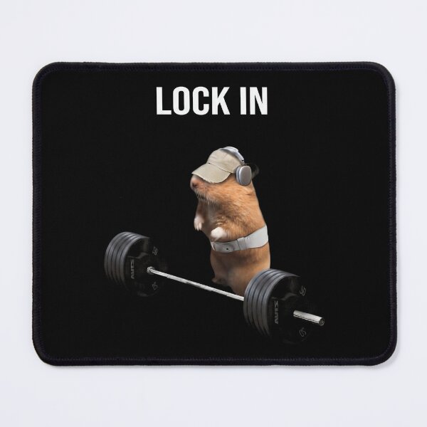 Item preview, Funny Lock In Capybara Gym Lifting Weightlifting Meme [Black Shirt Only] designed and sold by Off-Road-Zone.